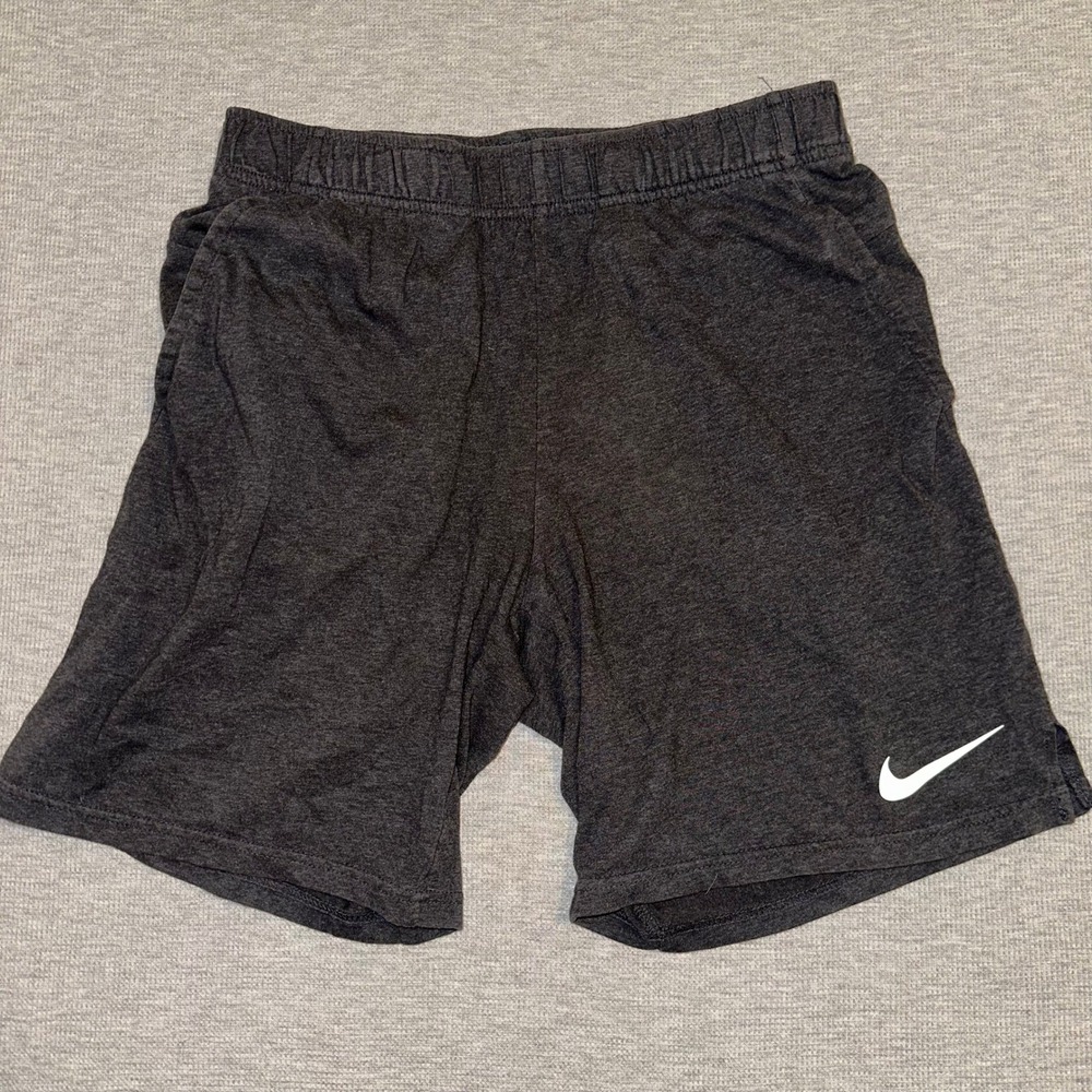 Nike Athletic Running Shorts Dri-Fit Pull on Elastic Waist Black Mens Size S